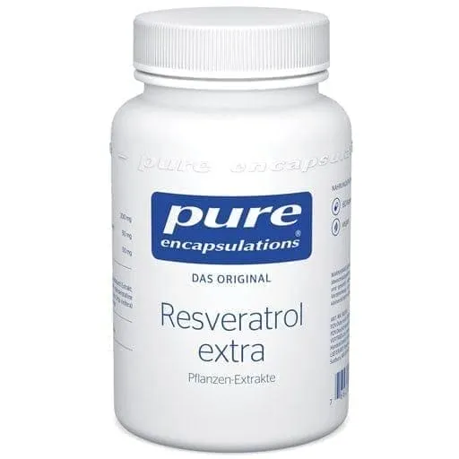 PURE ENCAPSULATIONS Resveratrol Extra, extracts red wine, grapes, knotweed