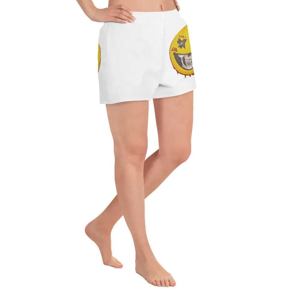 "Smiley" by M. Zucco - Women’s Recycled Athletic Shorts