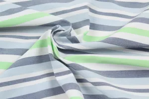 Seaqual™ Recycled Polyester with Ecovero Viscose Plain for Swim Shorts - Stripes