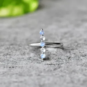 Simple Serenity - Moonstone Ring