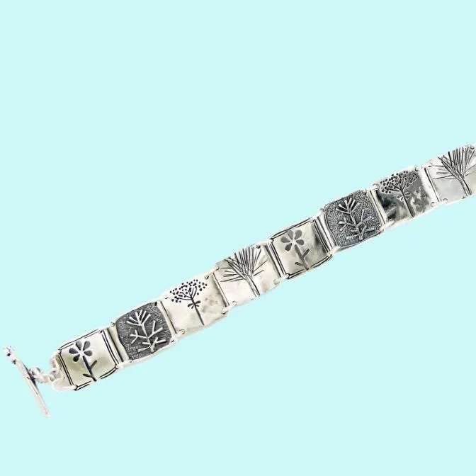 Sterling Silver Bracelet Israeli bracelets Nature Inspired boho-chic jewel