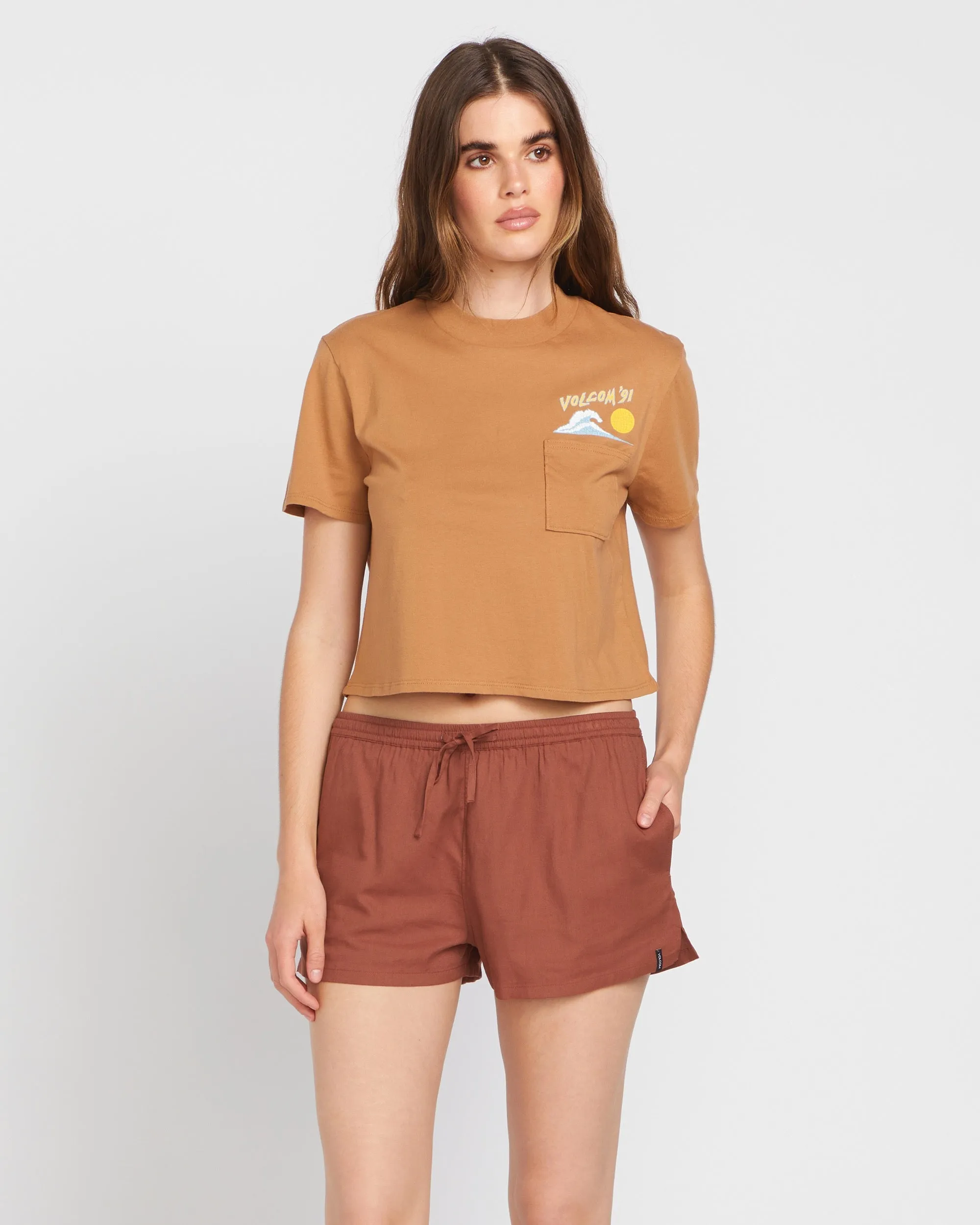 Stone Def Shorts - Chestnut Brown