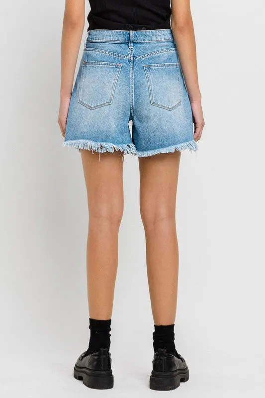 Super High Rise Pleats Shorts