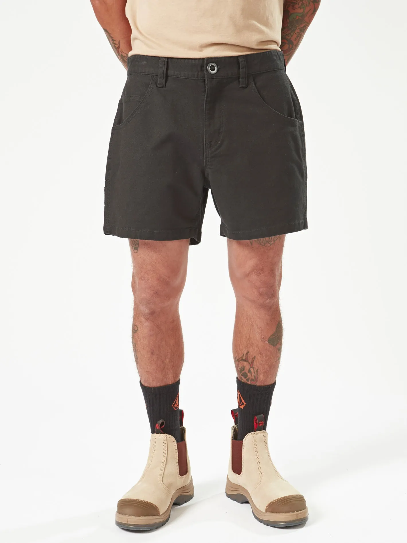 Volcom Workwear Bevel Work Shorts - Black