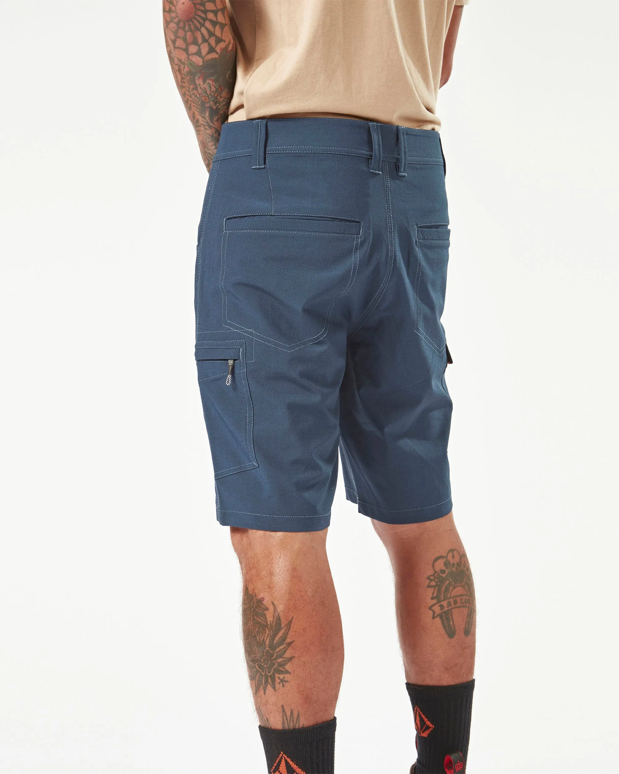 Volcom Workwear Slab Hybrid Shorts - Navy